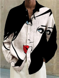 Graphic Shirt Abstract Turndown  Outdoor Street 3D Print Short Sleeve Shirt - Wehilion.uk # # #
