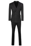 Black Stripe Men's 3 Piece Suit